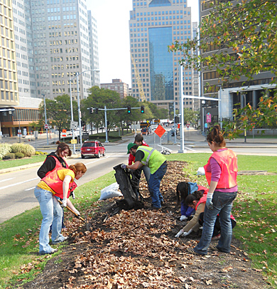 Point Pull-Out with volunteers, 2010
